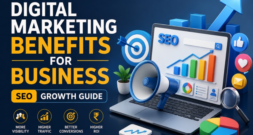 Digital Marketing Benefits for Business SEO Growth Guide